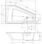 Ванна акриловая RIHO Ванна RETHING SPACE 180x110 L BR1800500000000 Ванна акриловая RIHO Ванна RETHING SPACE 180x110 L BR1800500000000