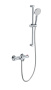 Смеситель для ванны с душем с термостатом и гарнитуром Wonzon & Woghand WW-C2001-A-CR хром глянцевый