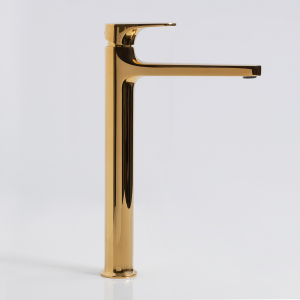 Смеситель для раковины WasserKRAFT Neckar 2103H золото глянцевый