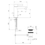 Смеситель для биде Webert DoReMi DR840102015 Смеситель для биде Webert DoReMi DR840102015