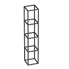 Консоль Cezares Cadro 30 см CADRO-30-30-160-4C-SO-MET-ST под раковину подвесная