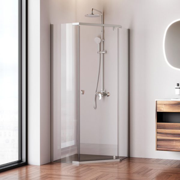 Душевой уголок AM.PM Sunny 90x195x90 W87G-405-9090-MT профиль хром