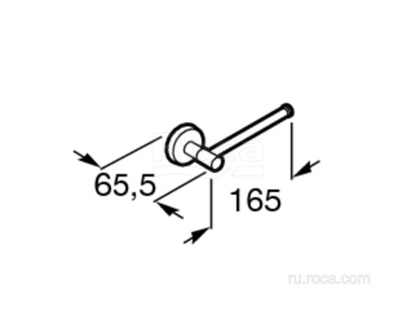 Держатель Roca для туалетной бумаги Twin 816712001 Держатель Roca для туалетной бумаги Twin 816712001