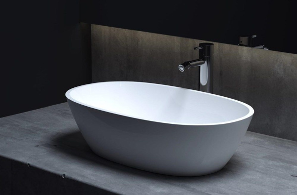 Раковина накладная Salini Callista 55 см 1101206SM белая