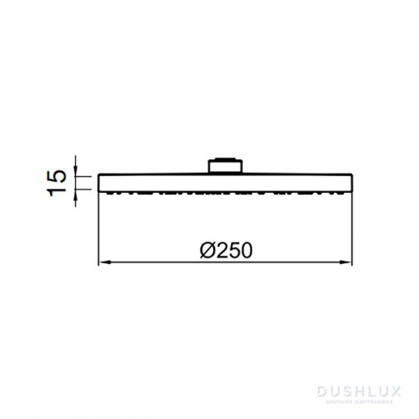 Верхний душ Webert Comfort AC1010015STEEL хром Верхний душ Webert Comfort AC1010015STEEL хром