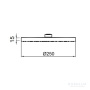 Верхний душ Webert Comfort AC1010015STEEL хром Верхний душ Webert Comfort AC1010015STEEL хром