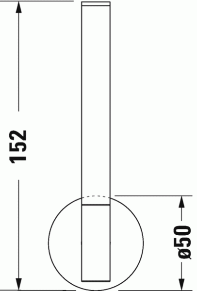 Держатель запасной бумаги 16 см DURAVIT Starck T 0099394600 Держатель запасной бумаги 16 см DURAVIT Starck T 0099394600