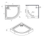 Поддон душевой 80x80 AM.PM X-Joy W88T-205-080W Поддон душевой 80x80 AM.PM X-Joy W88T-205-080W