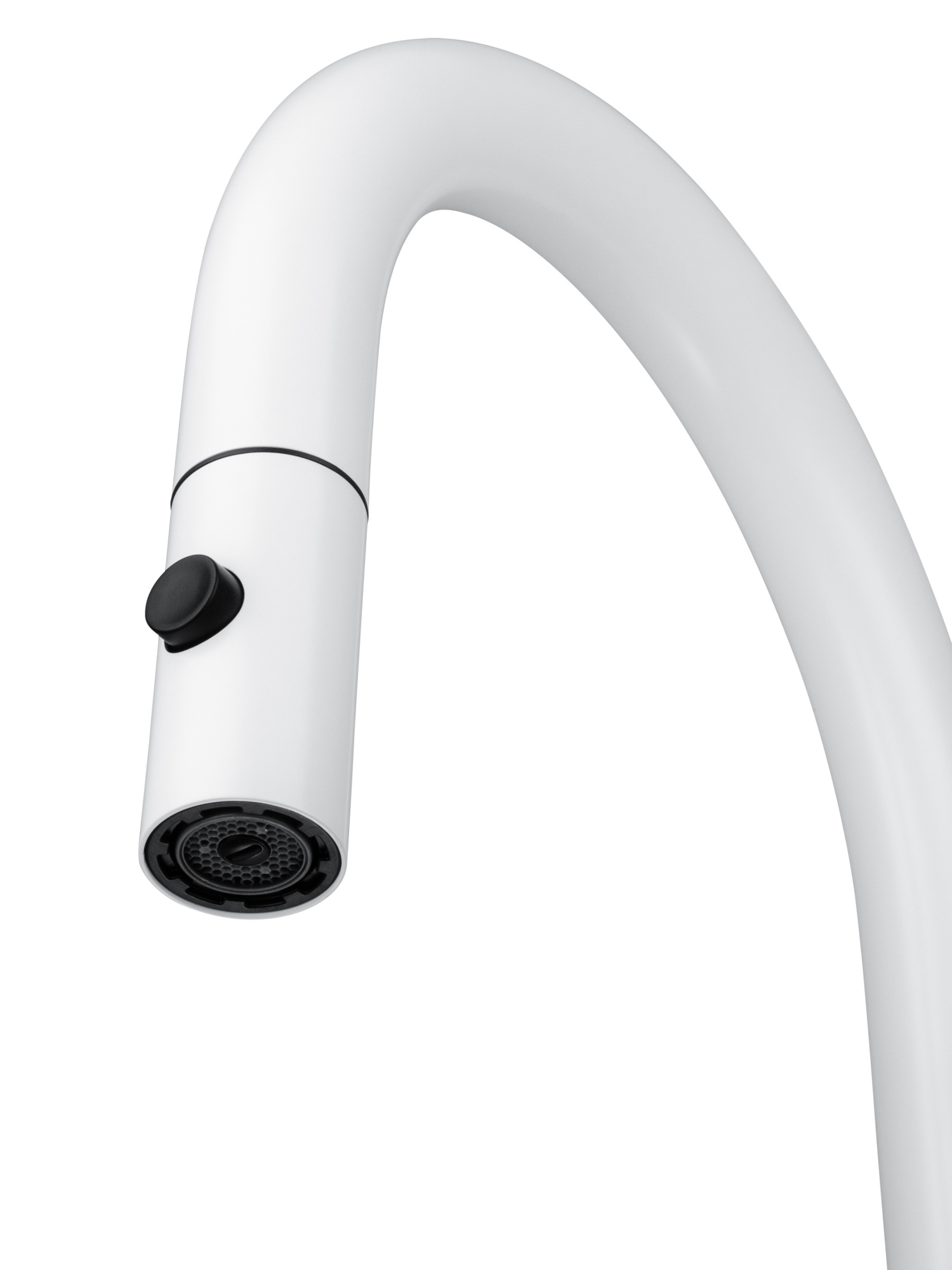 Смеситель для кухонной мойки Wonzon & Woghand WW-A21252-MW белый матовый