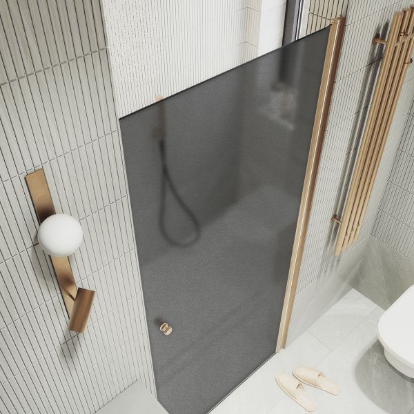 Душевая дверь на монопетле 80x198 см MaybahGlass  MGD-807-2 стекло графит матовый Душевая дверь на монопетле 80x198 см MaybahGlass  MGD-807-2 стекло графит матовый