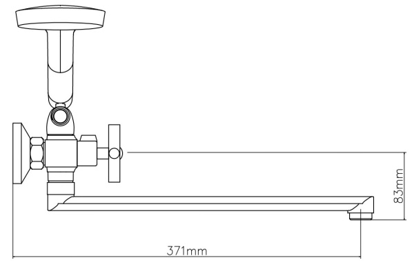 Смеситель для ванны с душевой лейкой Esko Cancun CN 31 хром