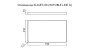 Столешница влагостойкая VELVEX Klaufs 80x45x4 Invisible Line шатанэ Столешница влагостойкая VELVEX Klaufs 80x45x4 Invisible Line шатанэ