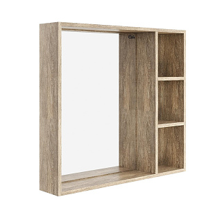 Зеркальный шкаф Onika Тимбер 80 см 208091 дуб сонома