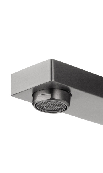 Смеситель для ванны с душем и гарнитуром Wonzon & Woghand Cube WW-88639016-BGM темный графит брашированный