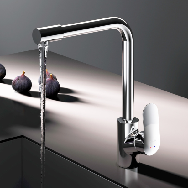 Смеситель для кухонной мойки Am.Pm Like с каналом для фильтра F8005700 хром глянцевый