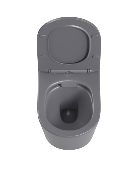 Унитаз подвесной Sapbox Lumara SB1124C1-MG безободковый с микролифтом