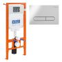 Комплект 2 в 1  инсталляция с кнопкой  BelBagno  BB002-80/BB005-PR-CHROME Комплект 2 в 1  инсталляция с кнопкой  BelBagno  BB002-80/BB005-PR-CHROME