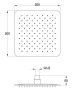 Верхний душ  BelBagno ARLIE BB-SLD1C-200-CRM хром Верхний душ  BelBagno ARLIE BB-SLD1C-200-CRM хром