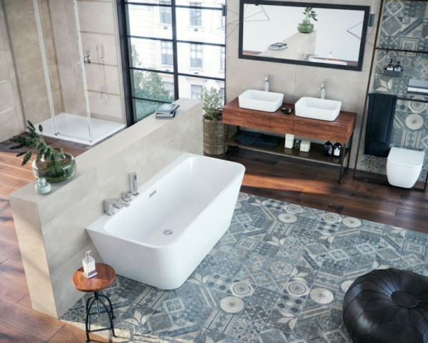 Ванна акриловая Ceruttispa Lugano 170x75 CT9344