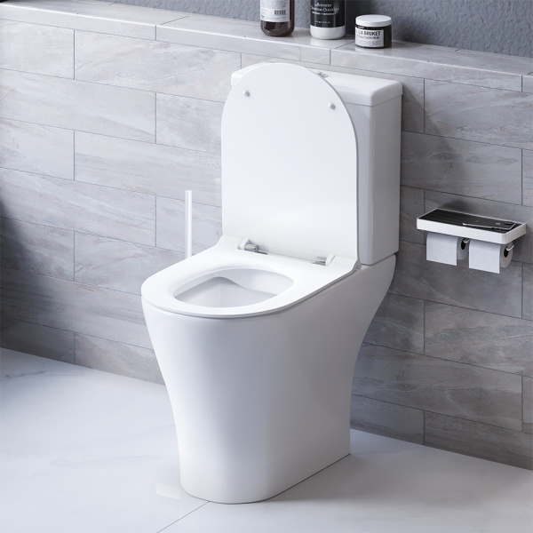 Унитаз-компакт безободковый с сиденьем микролифт Damixa Sirius DX86C8600SC Унитаз-компакт безободковый с сиденьем микролифт Damixa Sirius DX86C8600SC
