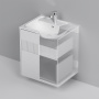 Тумба под раковину Am.Pm Func 60 см M8FFUX0602WM подвесная белая
