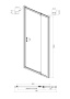 Душевая дверь 80х200 Ambassador Elysium 111021102KX Душевая дверь 80х200 Ambassador Elysium 111021102KX