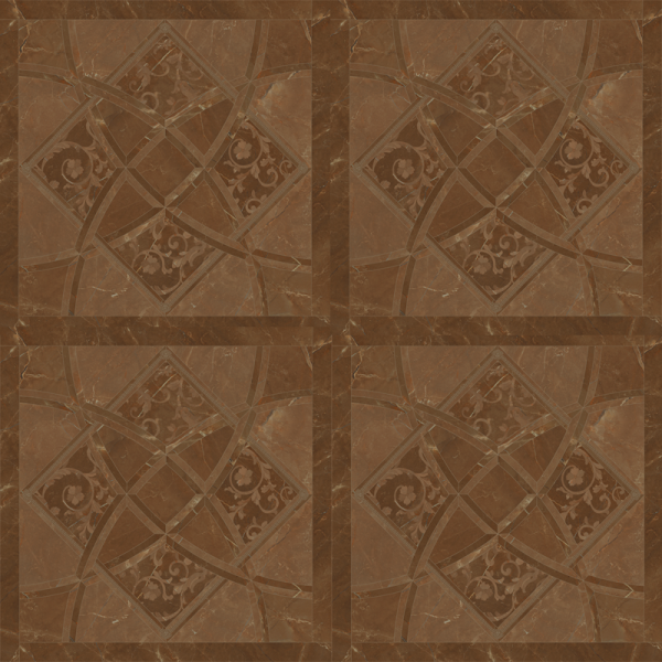 Гранит керамический Versace Emote 78x78 см 262533 коричневый