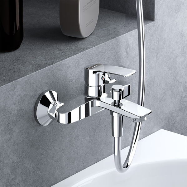 Смеситель для ванны Damixa Eclipse 2.0 481000000 хром глянцевый