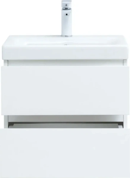 Тумба с раковиной Aquanet Беркли 50 см 00306355 подвесная белая