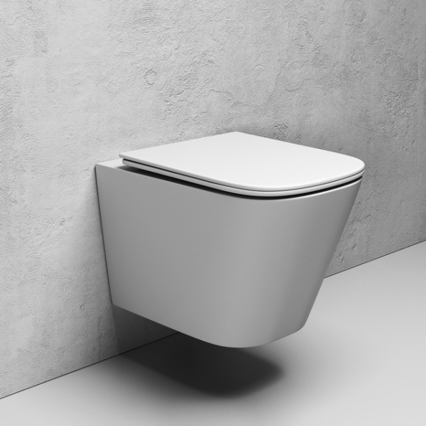 Унитаз Abelsberg Object OBC80901WH подвесной безободковый с микролифтом