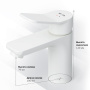 Смеситель для умывальника Am.Pm X-Joy F85A02133 белый Смеситель для умывальника Am.Pm X-Joy F85A02133 белый