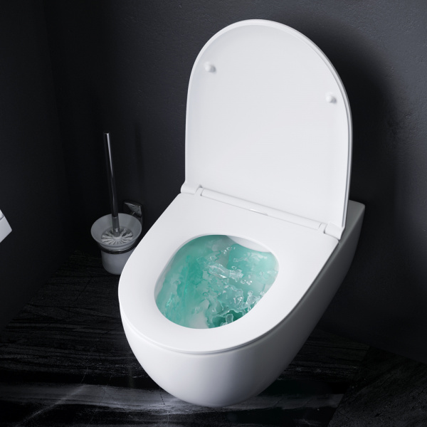 Подвесной унитаз без сиденья FlashClean AM.PM Awe C111700WH Подвесной унитаз без сиденья FlashClean AM.PM Awe C111700WH