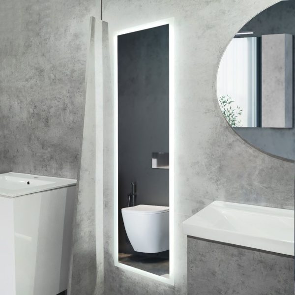 Зеркало Comforty Люпин 45 см 00-00014248 с подсветкой