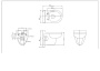 Унитаз подвесной Bravat New Moon C2166W-ENG Унитаз подвесной Bravat New Moon C2166W-ENG