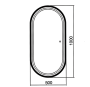 Зеркало Silver Mirrors Виола-лофт 500х1000 Сенсорный выключатель LED-00002430 Зеркало Silver Mirrors Виола-лофт 500х1000 Сенсорный выключатель LED-00002430