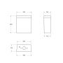 Чаша унитаза  BelBagno LAGO BB128CP Чаша унитаза  BelBagno LAGO BB128CP