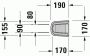 Пьедестал DURAVIT D-Code 8632700002 Пьедестал DURAVIT D-Code 8632700002