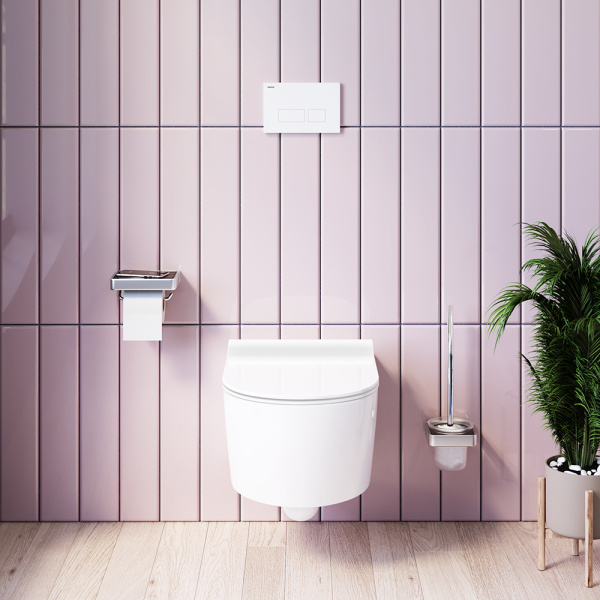 Унитаз подвесной Damixa Jupiter DX77C1700SC безободковый с микролифтом