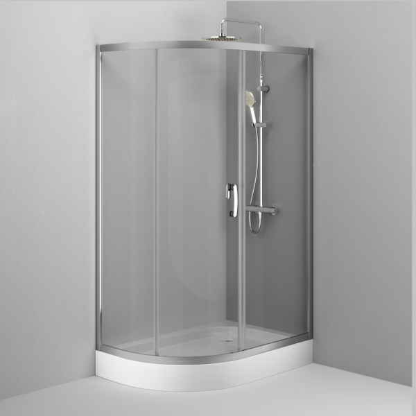 Душевой уголок AM.PM Like 120x200x80 W83UG-302U120MT профиль хром