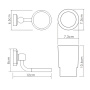 Подстаканник одинарный WasserKRAFT K-28128 Подстаканник одинарный WasserKRAFT K-28128
