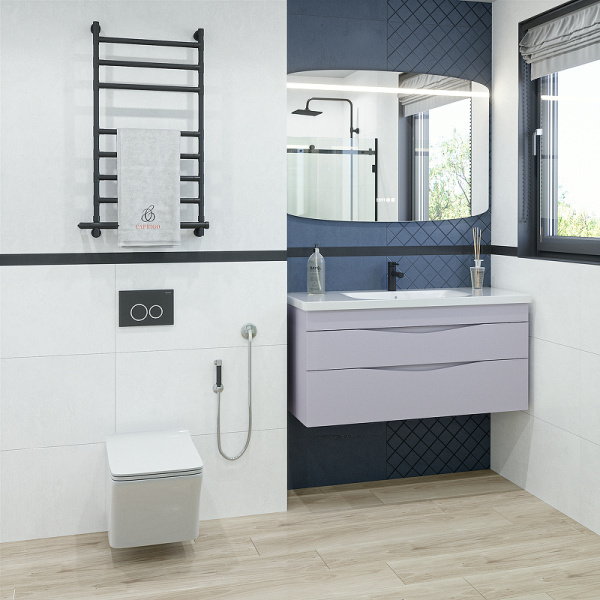 Тумба под раковину Caprigo Lento 120 см 36216-SF028 подвесная стилл