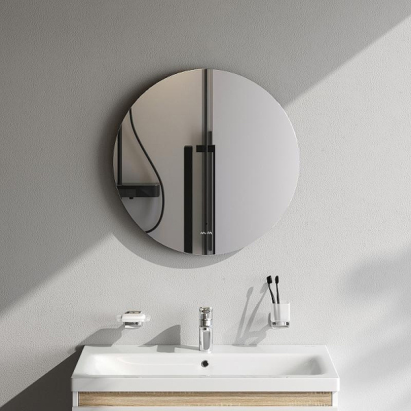 Зеркало Am.Pm X-Joy 60 см M85MOX40601S с подсветкой серый металлик