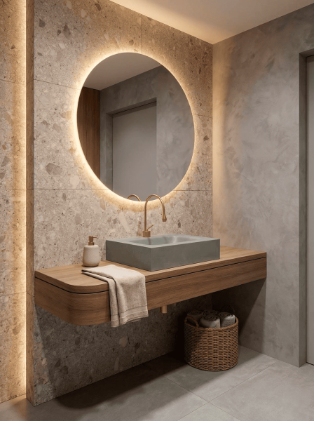 Раковина подвесная Sapbox SB-RW060M034 60 см олива