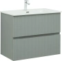Тумба под раковину Aquanet Джейн 80 см 00313318 подвесная мисти грин