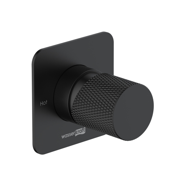 Встраиваемый смеситель для душа WasserKRAFT Fulda 5251 черный матовый