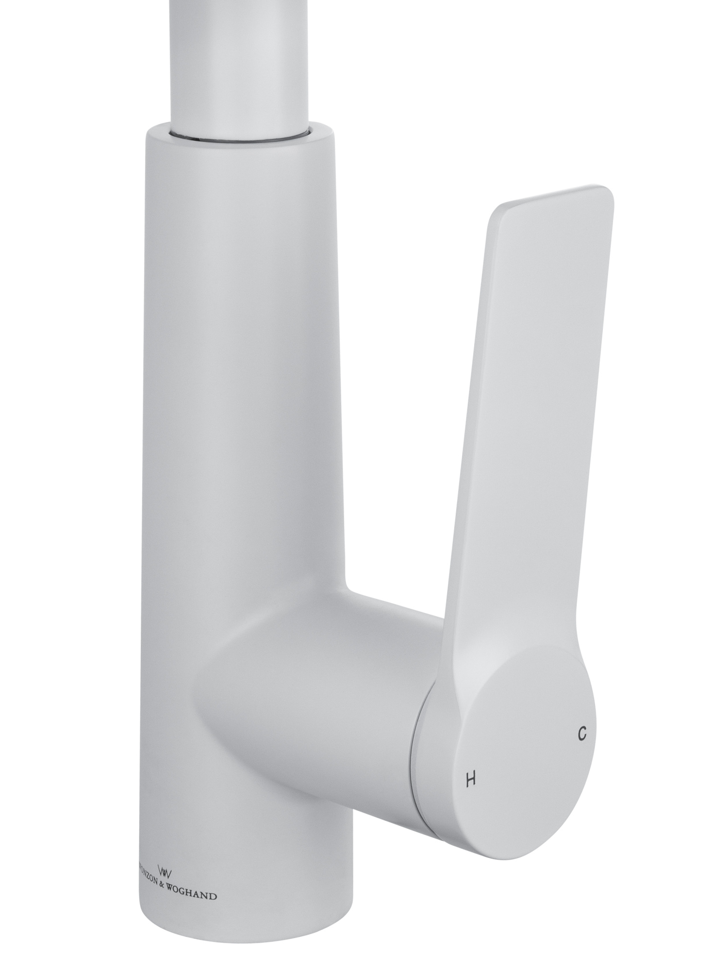 Смеситель для кухонной мойки Wonzon & Woghand WW-A20782-MW белый матовый