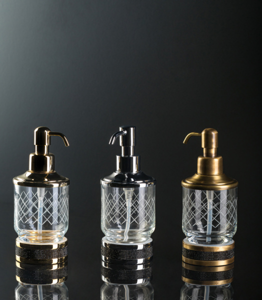 Дозатор Boheme Royal Cristal 10929-ROYALE-G-B золото глянцевое