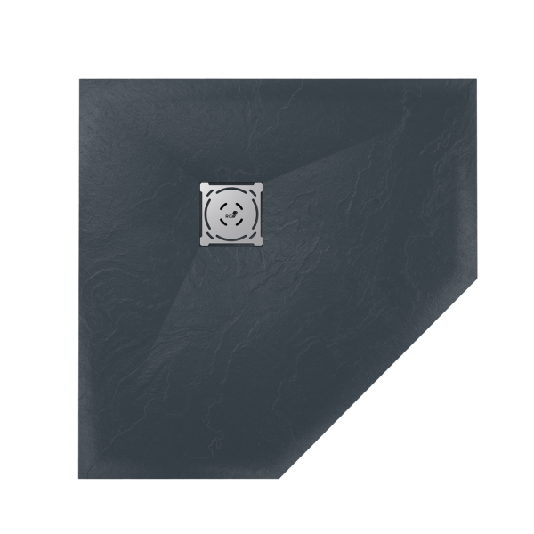 Душевой поддон каменный 80x80 RGW 16155088-02 Графит (серый) Душевой поддон каменный 80x80 RGW 16155088-02 Графит (серый)