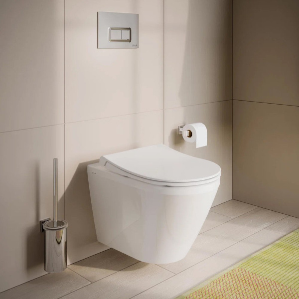 Подвесной безободковый унитаз VitrA Integra Round 7041B003-0075 Подвесной безободковый унитаз VitrA Integra Round 7041B003-0075