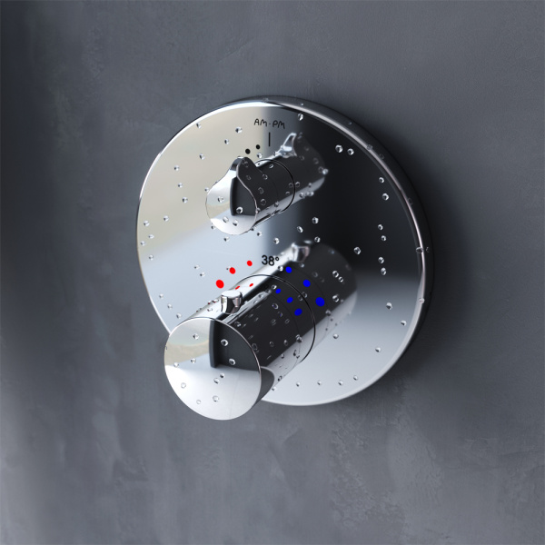 Встраиваемый смеситель с термостатом Am.Pm Like F8075600 хром глянцевый